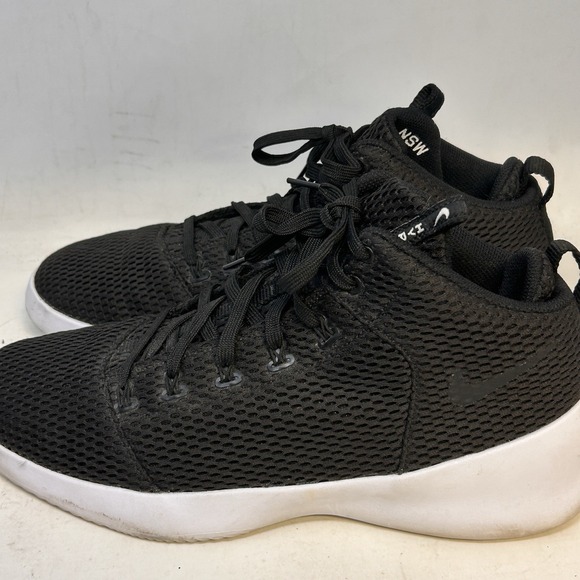 Nike Hyperfr3Sh Men's US 11 Black White Mid Top Sneaker Shoes Basketball - Picture 3 of 8